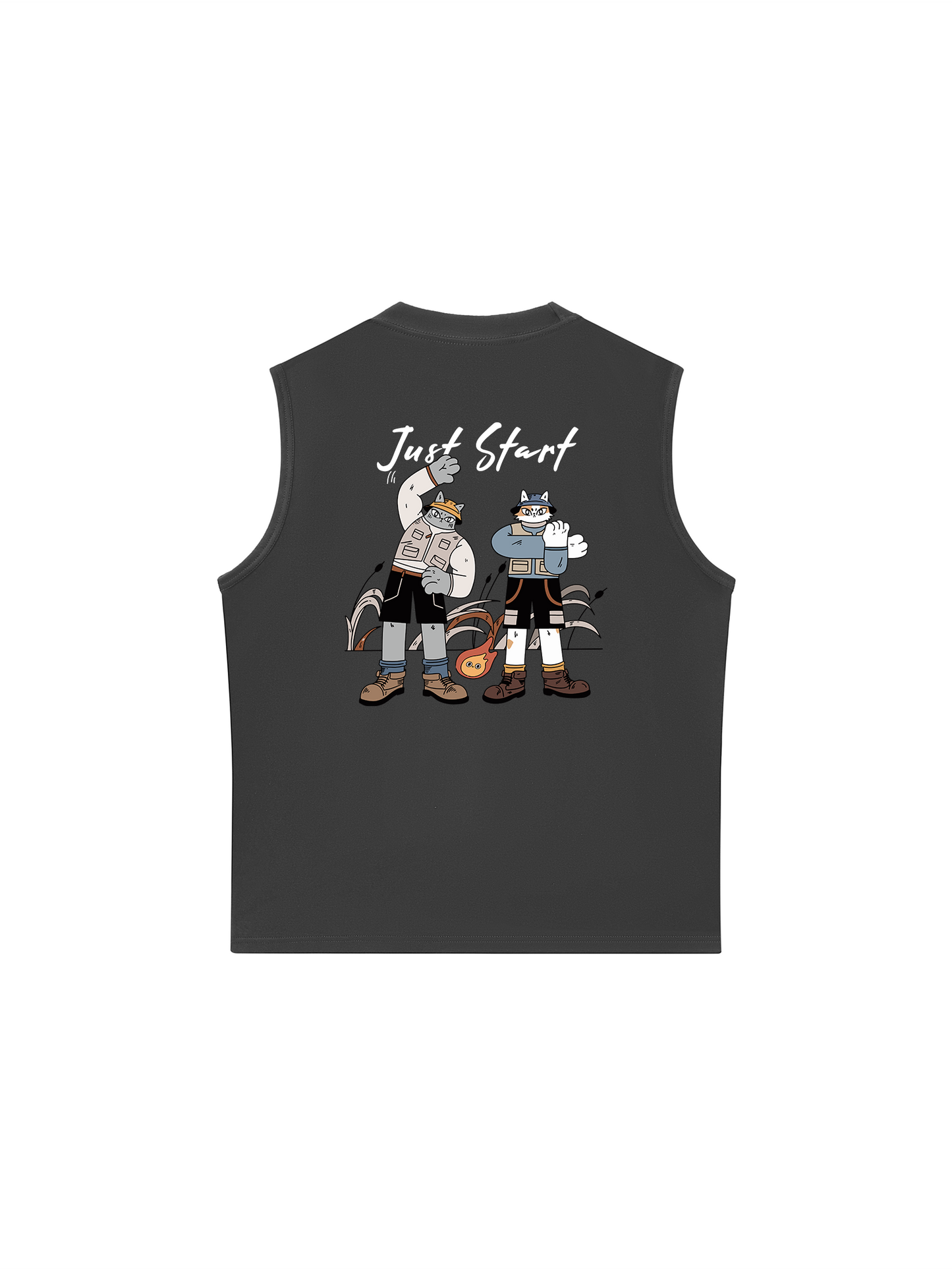 Áo Ba Lỗ Relaxed Fit Just Start