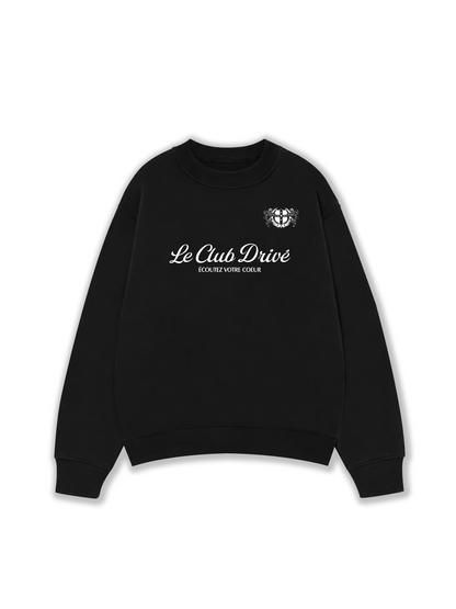 Áo Sweater Nỉ Hai Da Le Club Drive
