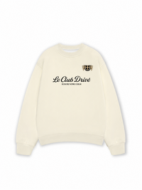 Áo Sweater Nỉ Hai Da Le Club Drive