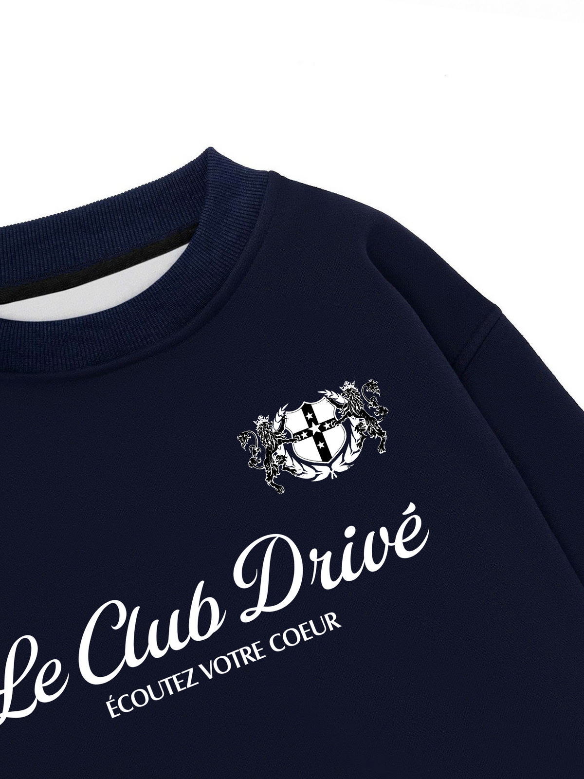 Áo Sweater Nỉ Hai Da Le Club Drive