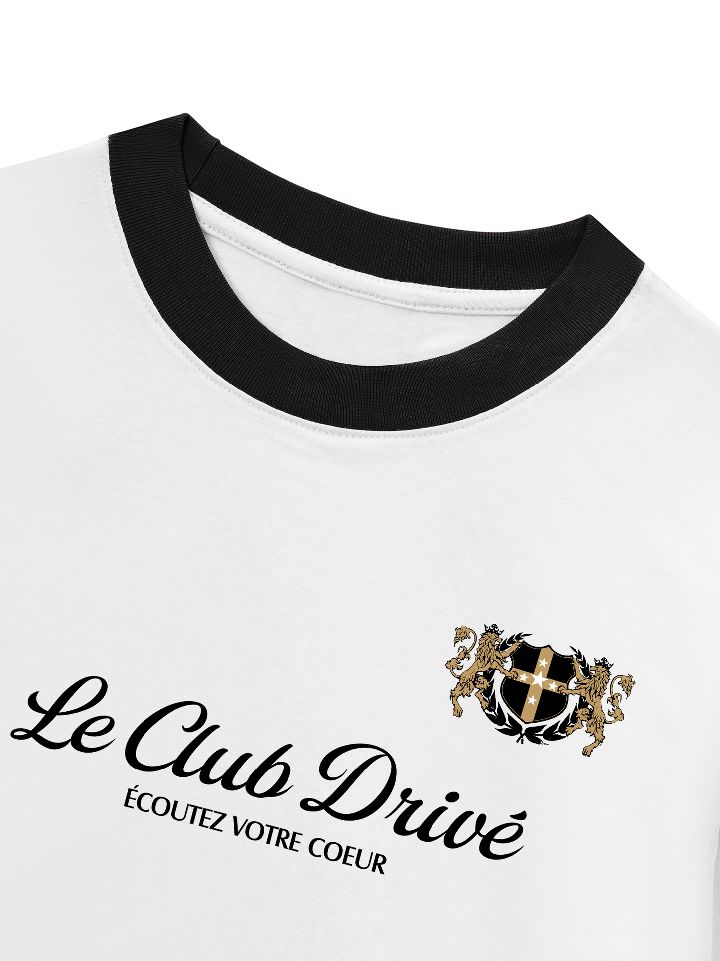 Áo Thun Ringer Relaxed Fit Le Club Drive