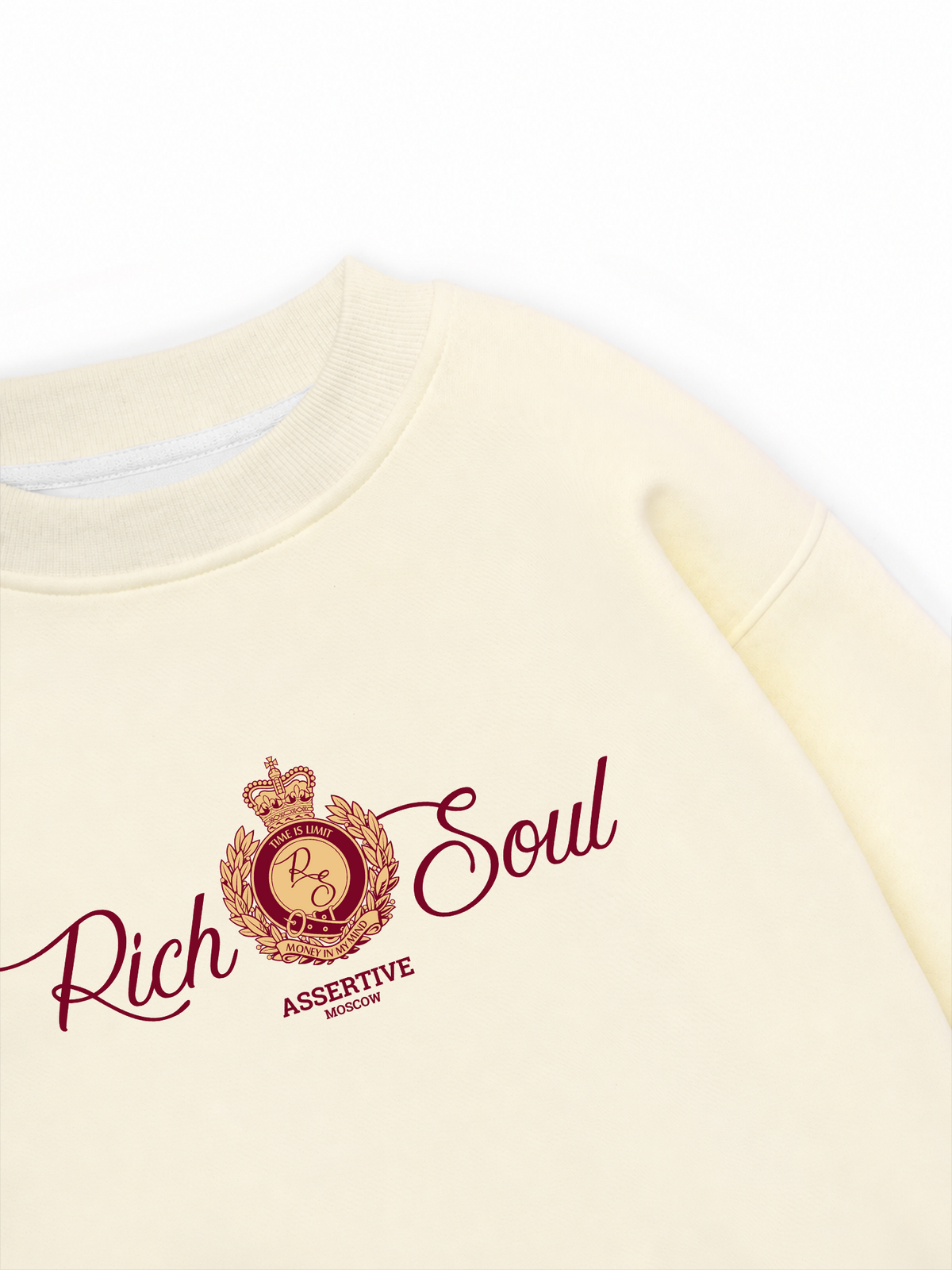 Áo Sweater Nỉ Hai Da Rich Soul Sweater