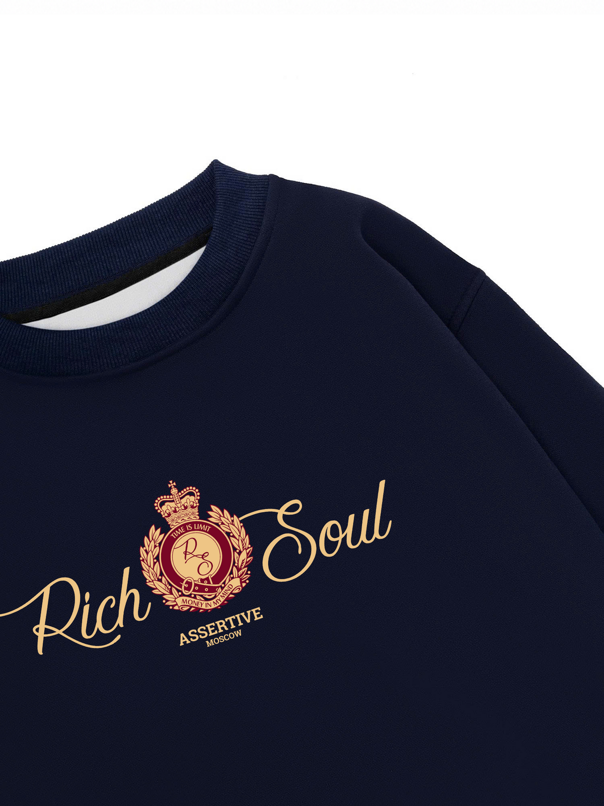 Áo Sweater Nỉ Hai Da Rich Soul Sweater