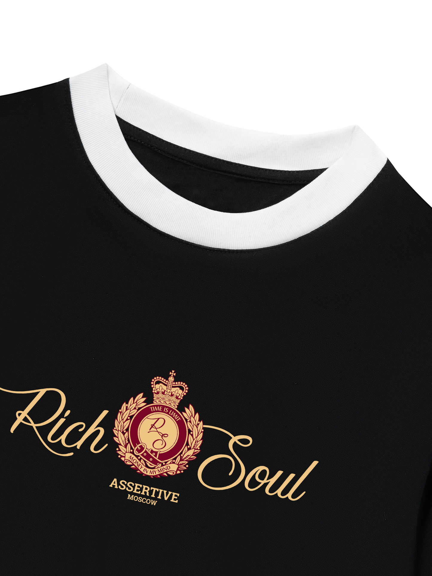 Áo Thun Ringer Relaxed Fit Rich Soul