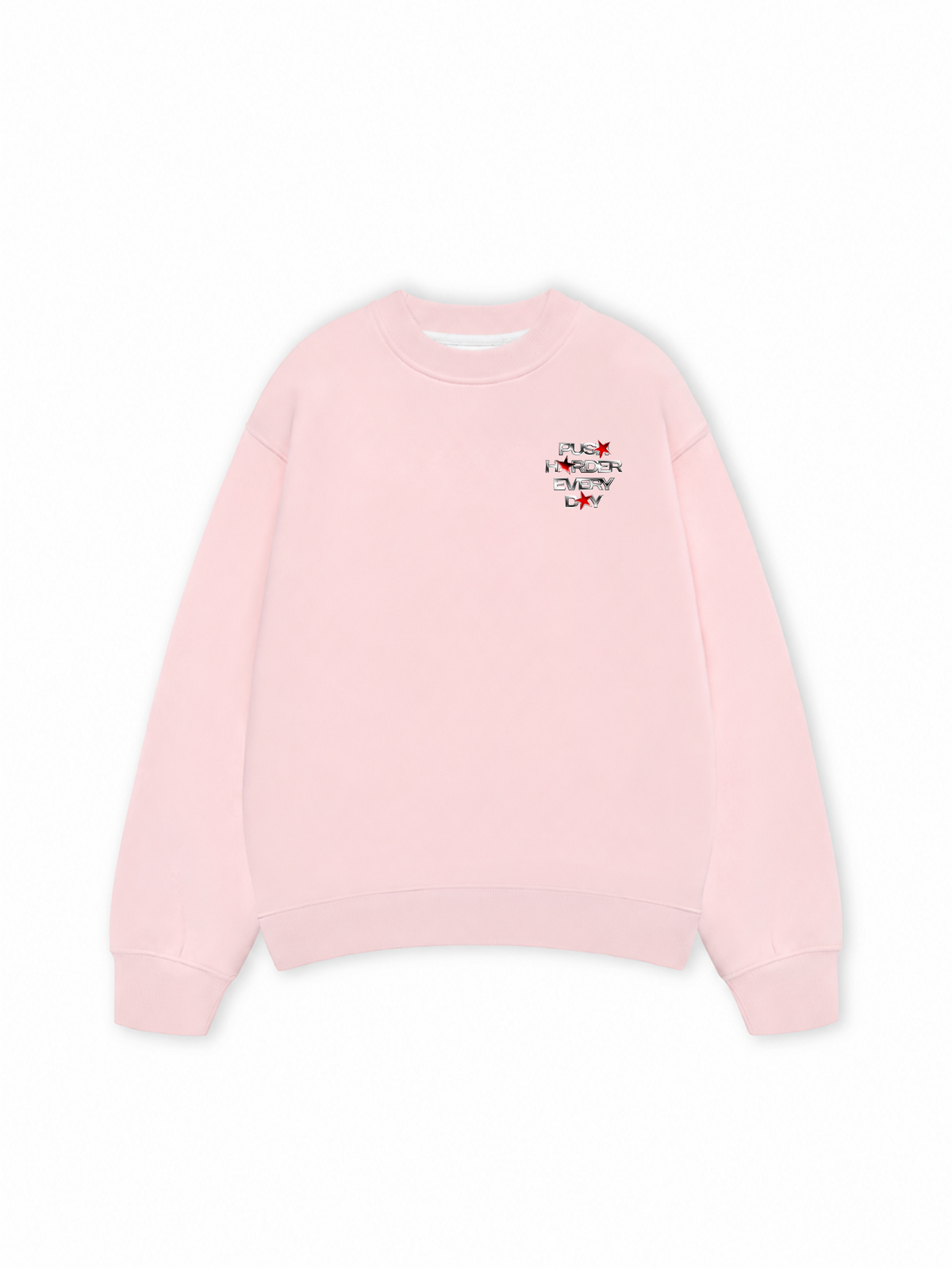 Áo Sweater Nỉ Hai Da Push Harder Every Day