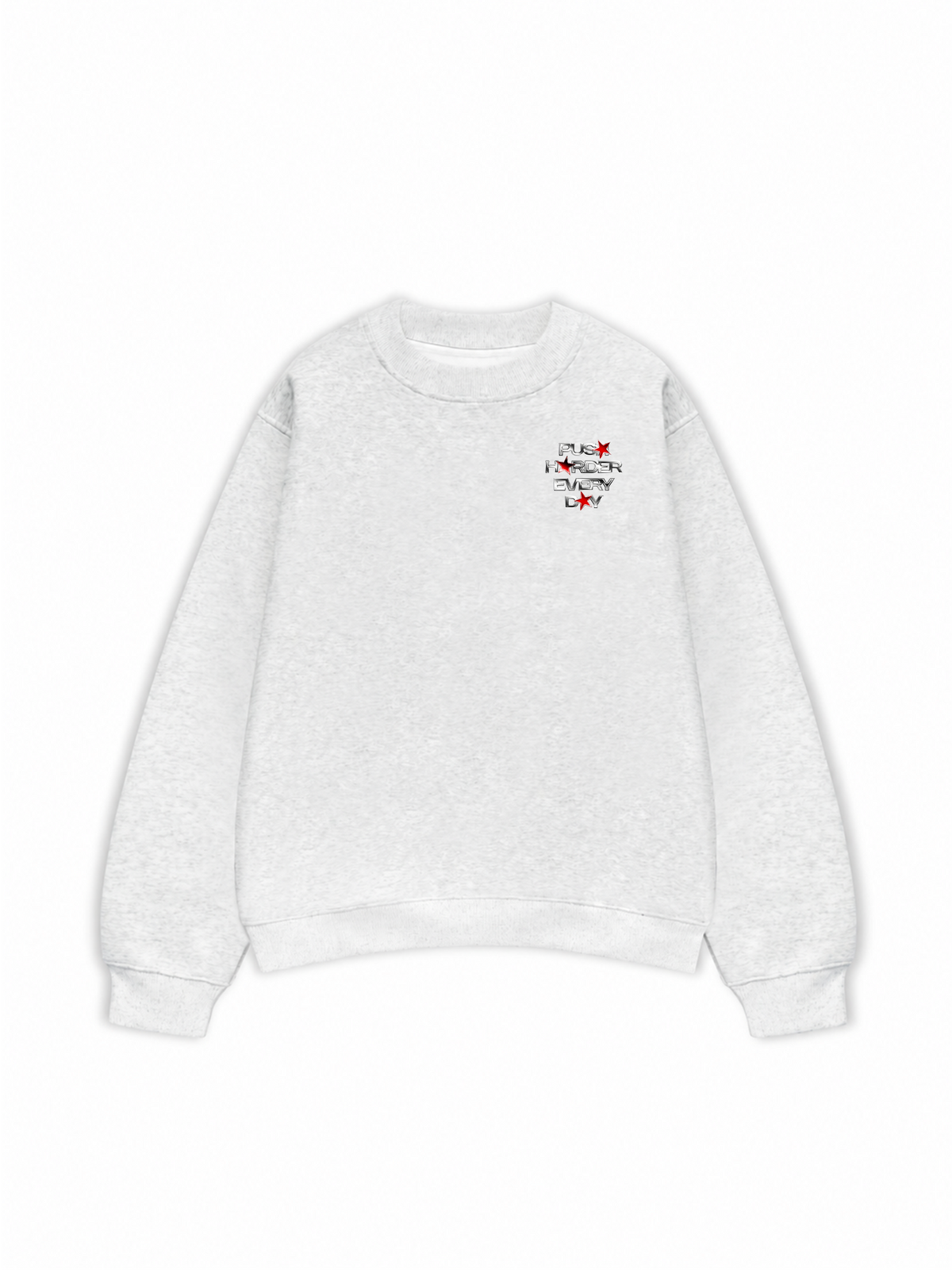 Áo Sweater Nỉ Hai Da Push Harder Every Day