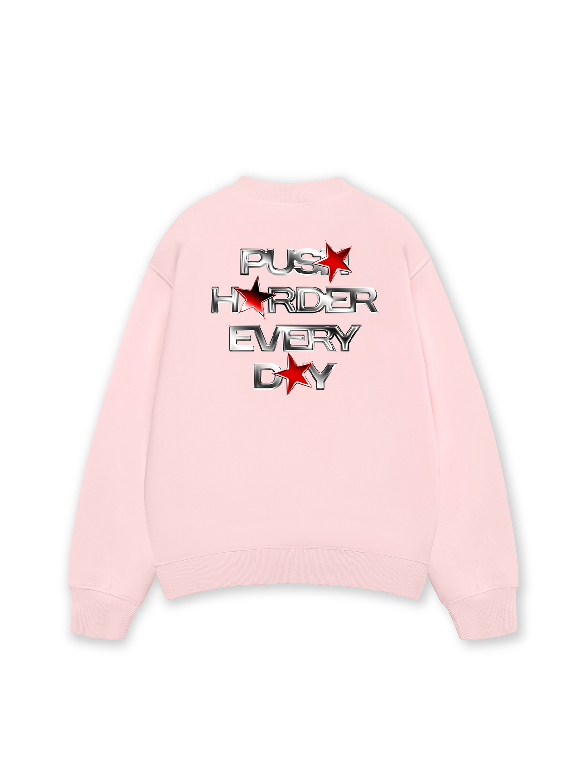 Áo Sweater Nỉ Hai Da Push Harder Every Day