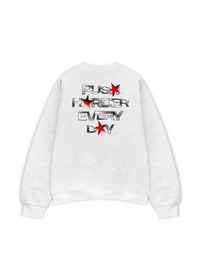 Áo Sweater Nỉ Hai Da Push Harder Every Day