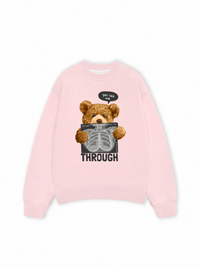 Áo Sweater Nỉ Hai Da You See Me Through