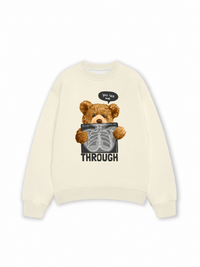 Áo Sweater Nỉ Hai Da You See Me Through