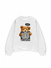 Áo Sweater Nỉ Hai Da You See Me Through