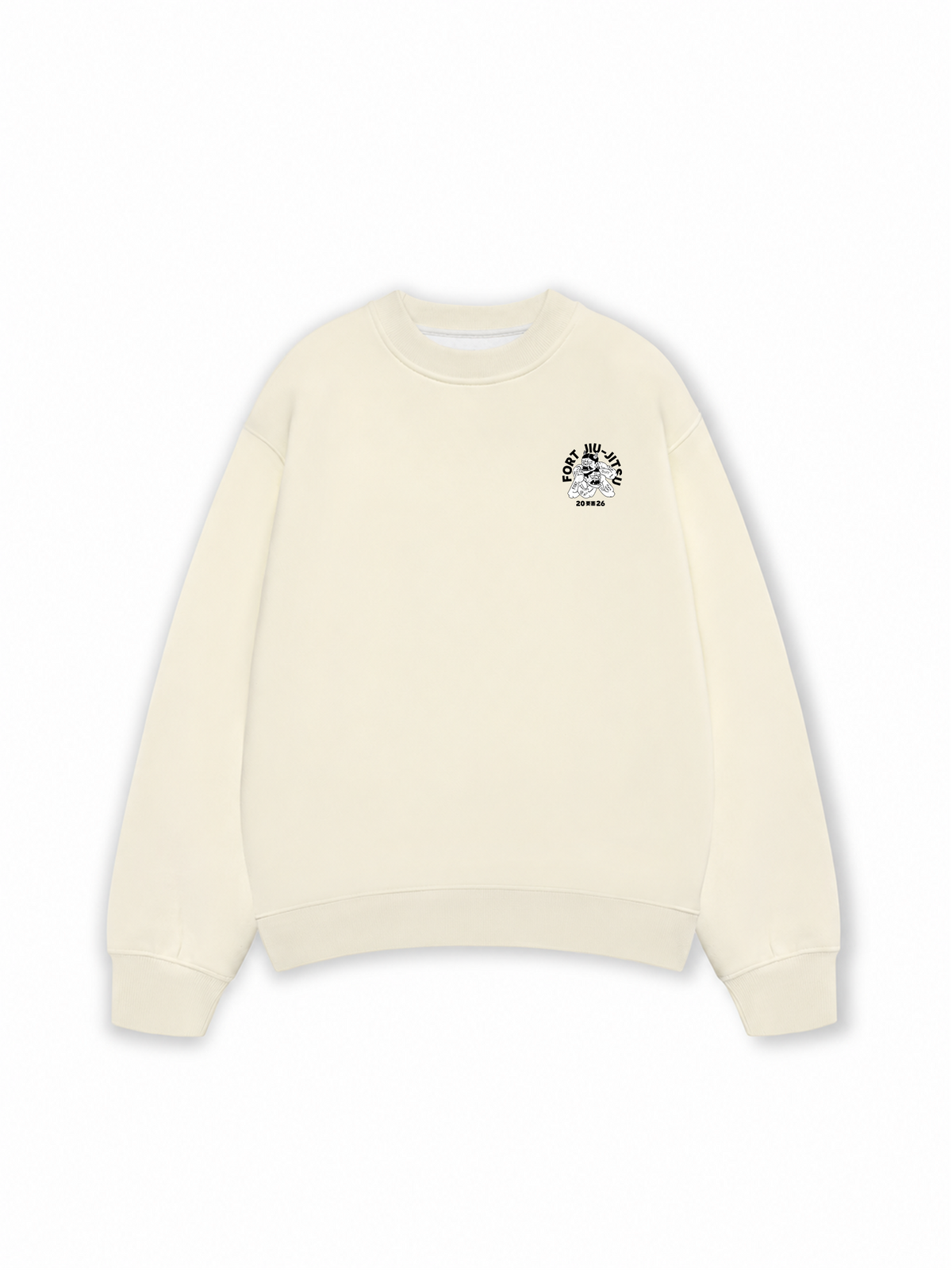 Áo Sweater Nỉ Hai Da Fort Jiu Jitsu