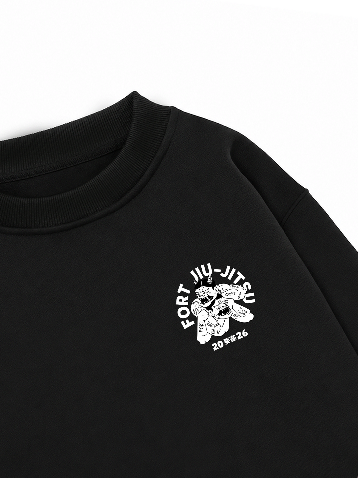 Áo Sweater Nỉ Hai Da Fort Jiu Jitsu