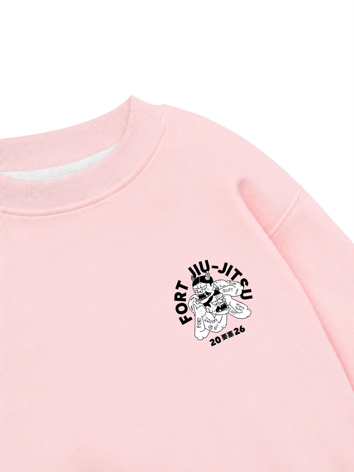 Áo Sweater Nỉ Hai Da Fort Jiu Jitsu
