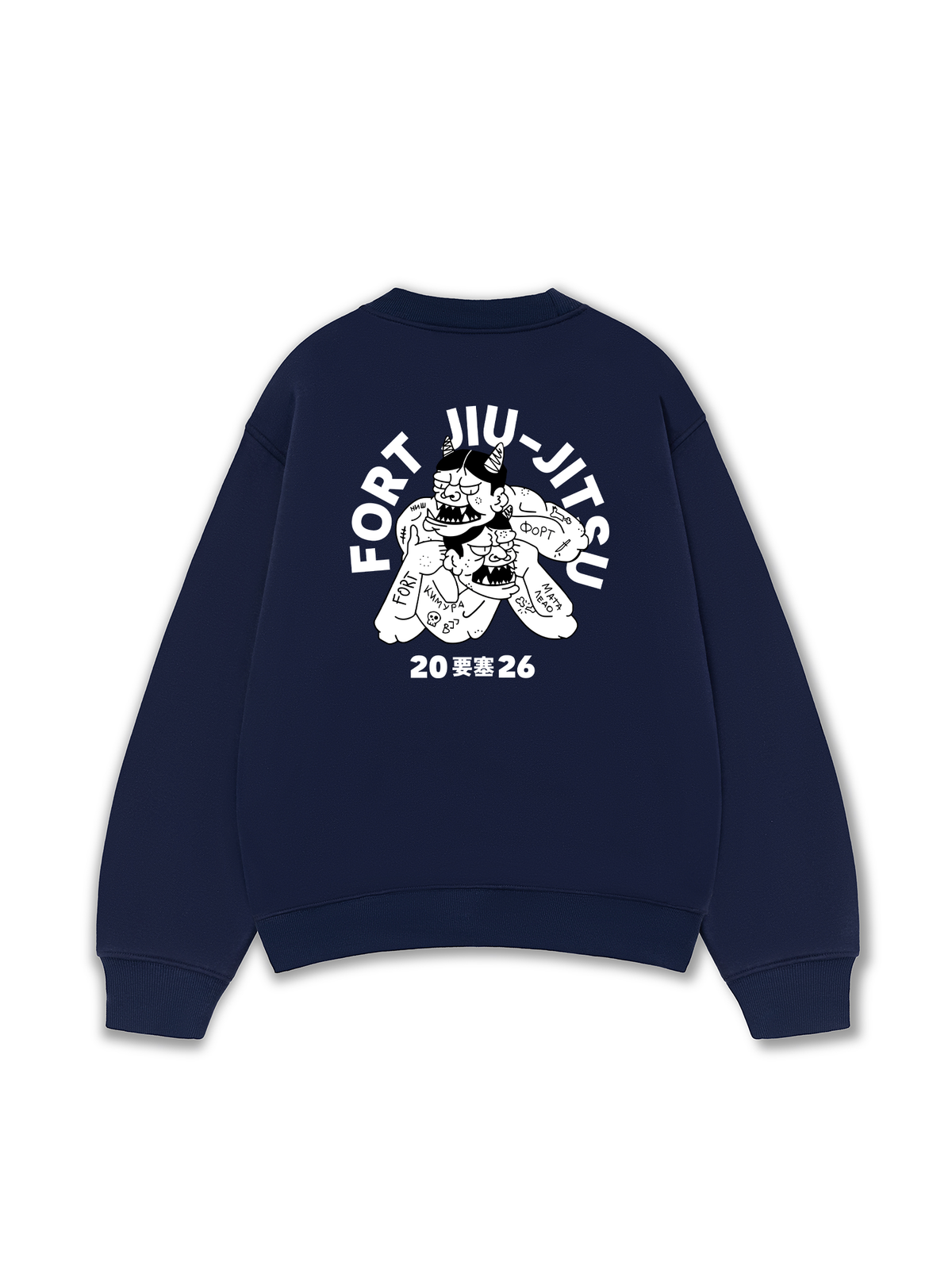 Áo Sweater Nỉ Hai Da Fort Jiu Jitsu