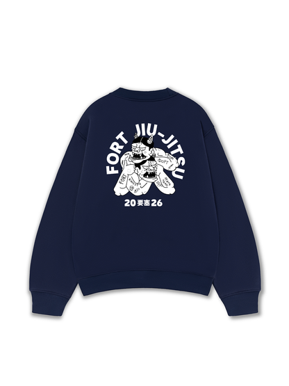 Áo Sweater Nỉ Hai Da Fort Jiu Jitsu