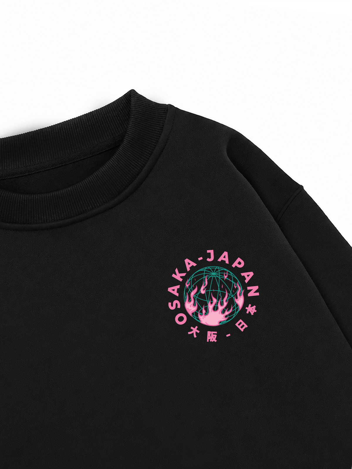 Áo Sweater Nỉ Hai Da World Wide Osaka Japan