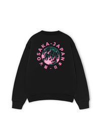 Áo Sweater Nỉ Hai Da World Wide Osaka Japan