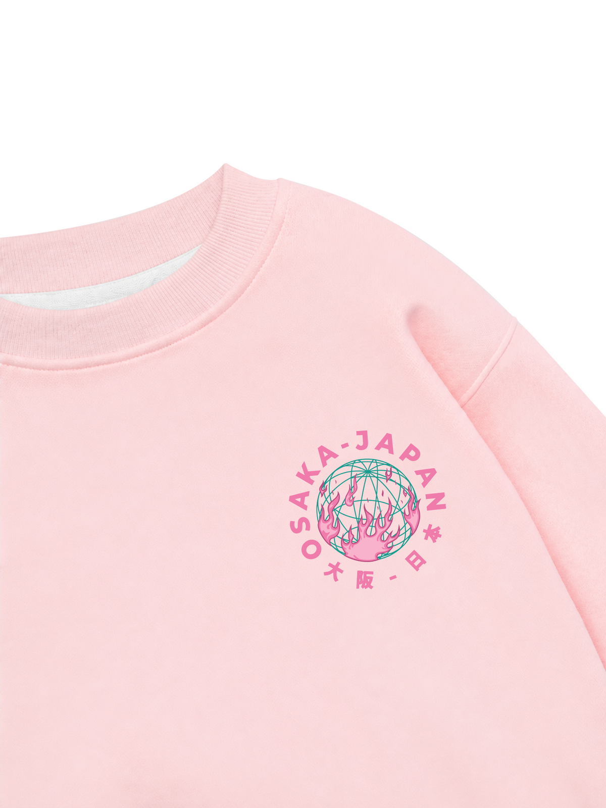 Áo Sweater Nỉ Hai Da World Wide Osaka Japan