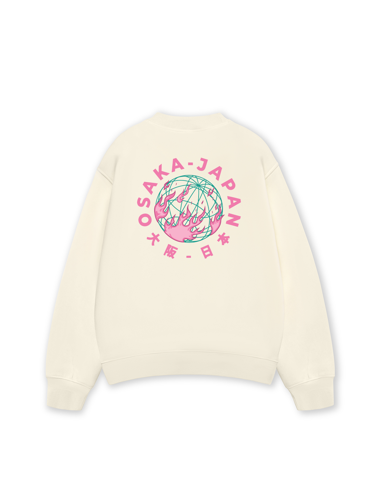 Áo Sweater Nỉ Hai Da World Wide Osaka Japan
