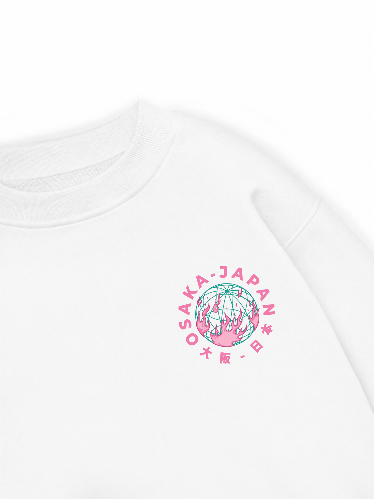 Áo Sweater Nỉ Hai Da World Wide Osaka Japan