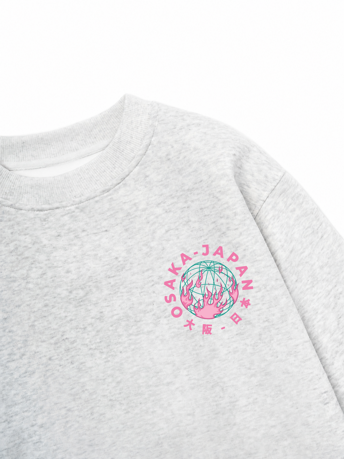 Áo Sweater Nỉ Hai Da World Wide Osaka Japan