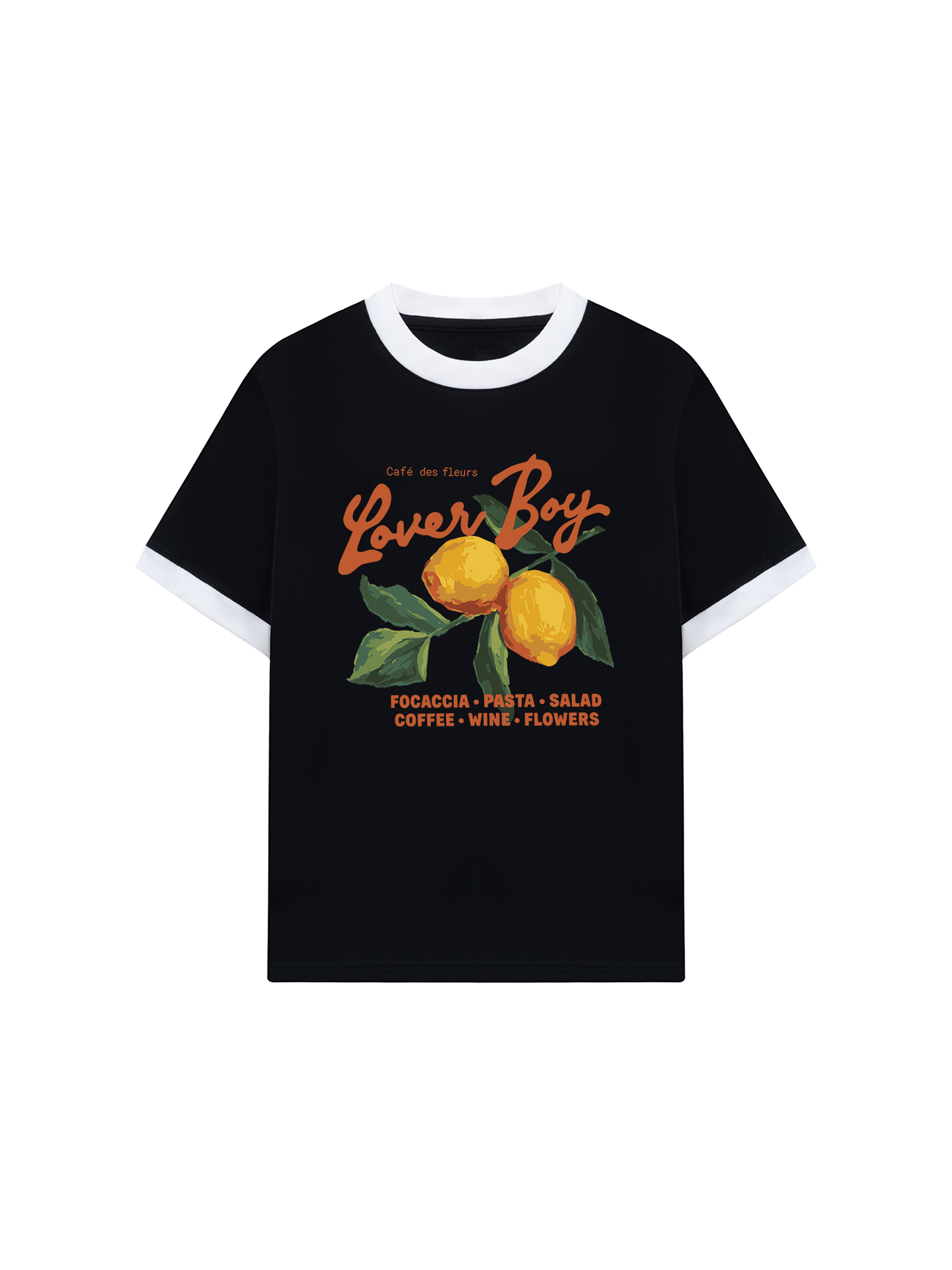 Áo Thun Ringer Relaxed Fit Lover Boy