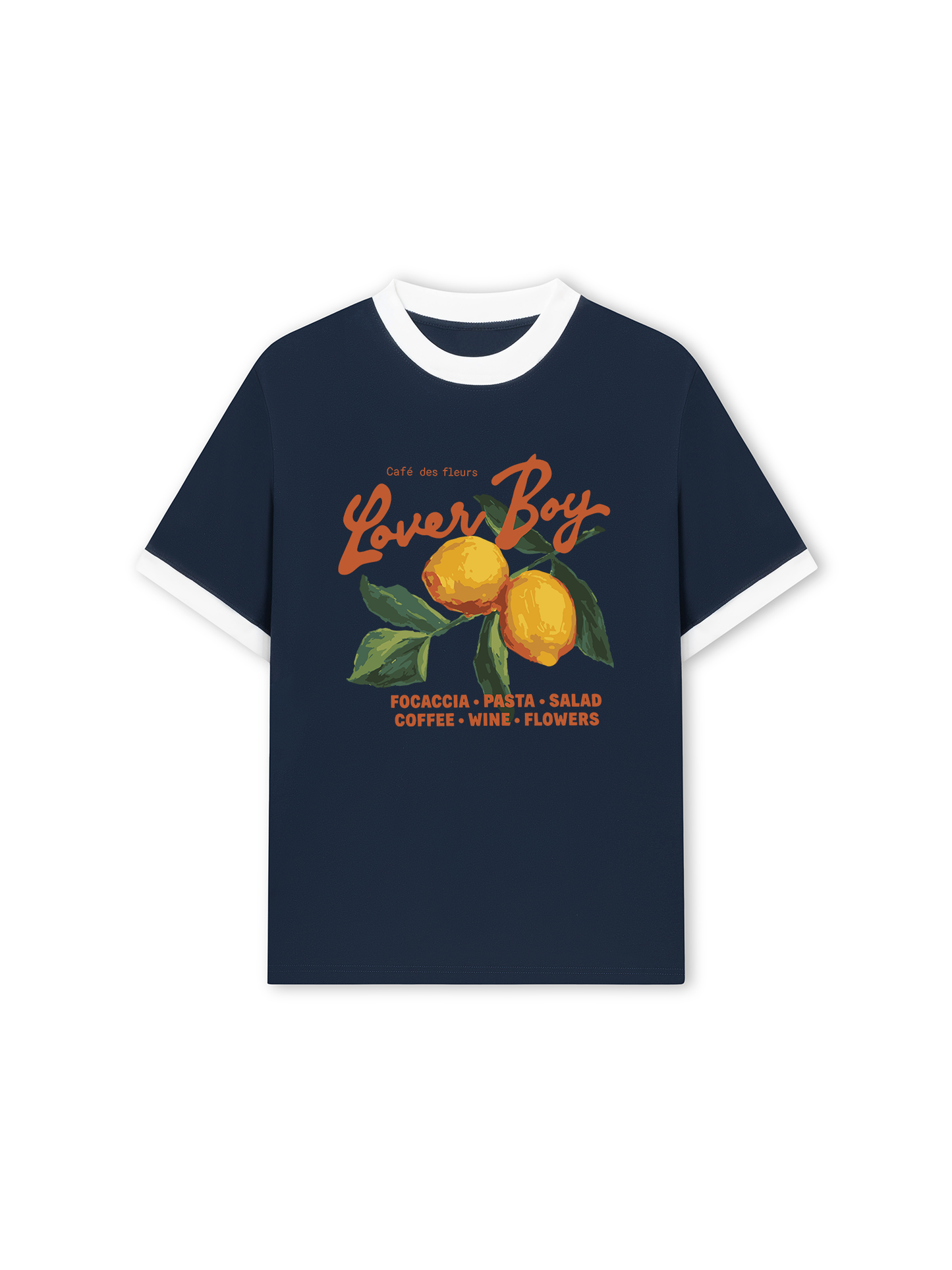 Áo Thun Ringer Relaxed Fit Lover Boy