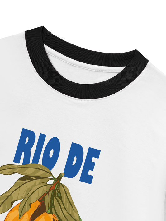 Áo Thun Ringer Relaxed Fit Rio De Jameiro
