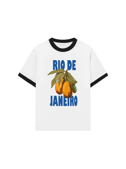 Áo Thun Ringer Relaxed Fit Rio De Jameiro