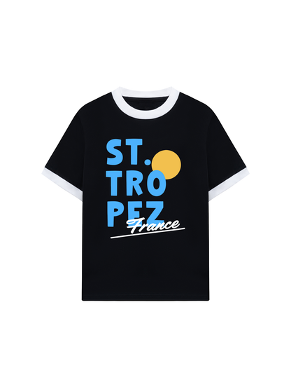 Áo Thun Ringer Relaxed Fit ST Tropez France