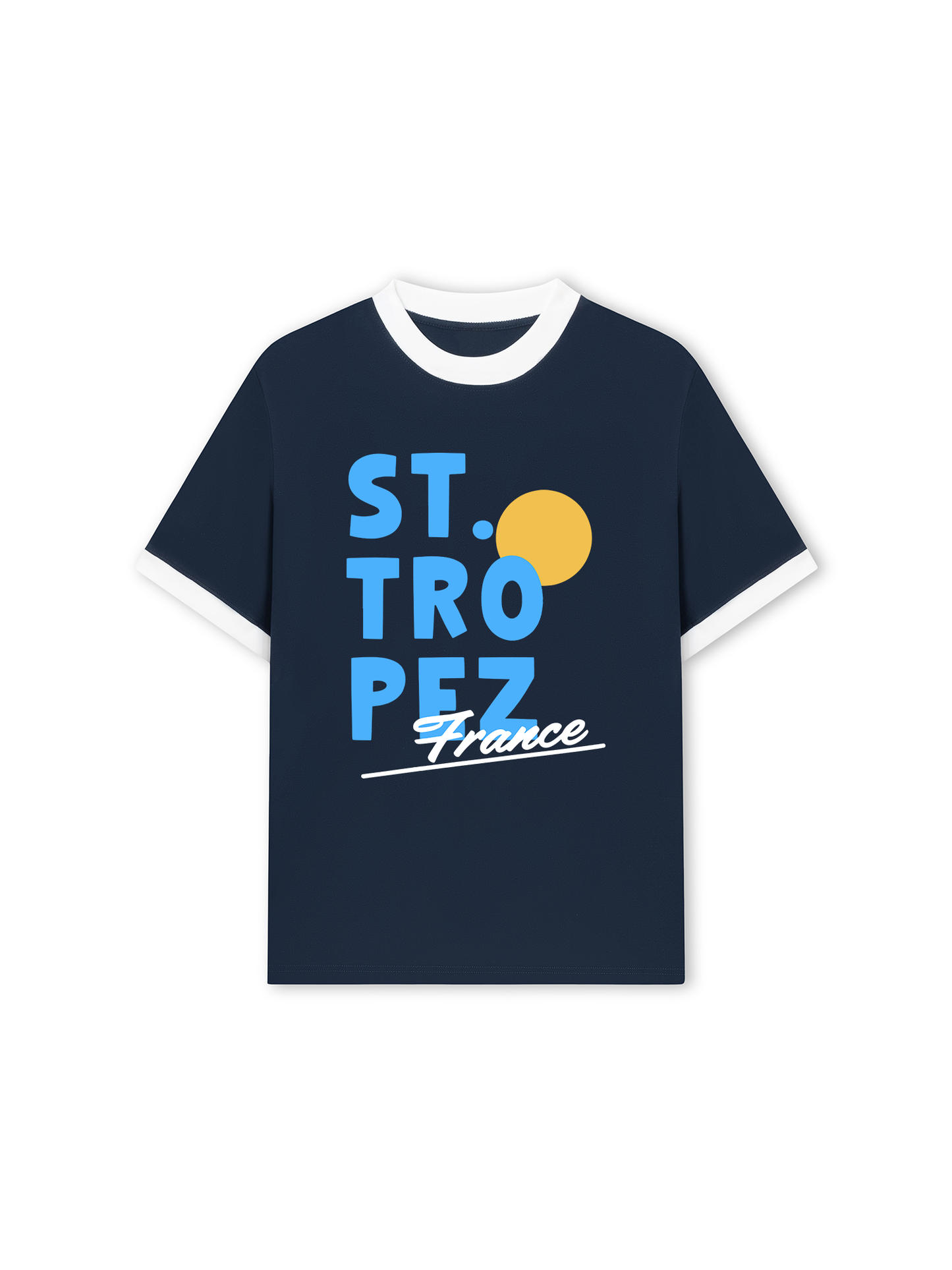 Áo Thun Ringer Relaxed Fit ST Tropez France