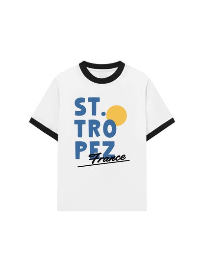 Áo Thun Ringer Relaxed Fit ST Tropez France