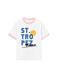 Áo Thun Ringer Relaxed Fit ST Tropez France