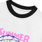 Áo Thun Ringer Relaxed Fit Summer Holiday The Girl