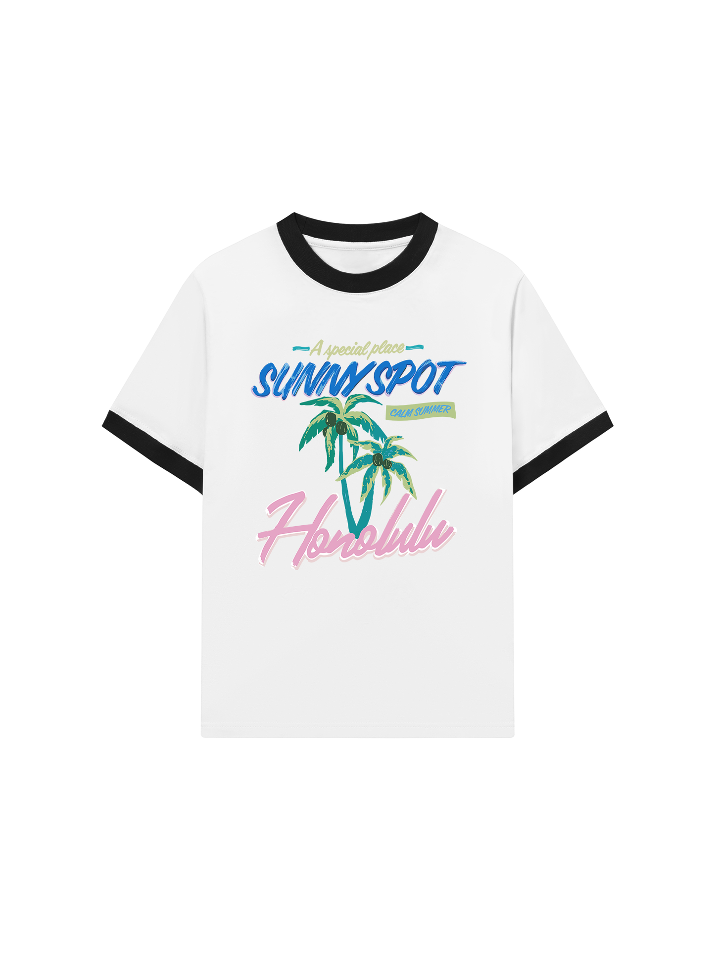Áo Thun Ringer Relaxed Fit Sunny Spot