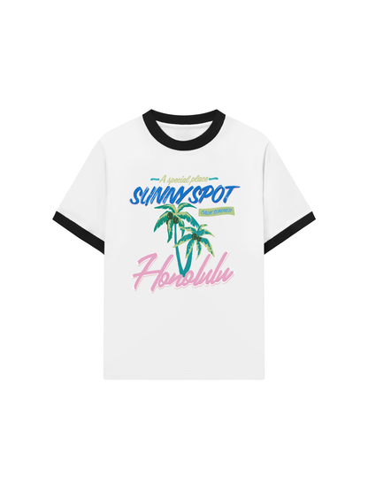 Áo Thun Ringer Relaxed Fit Sunny Spot