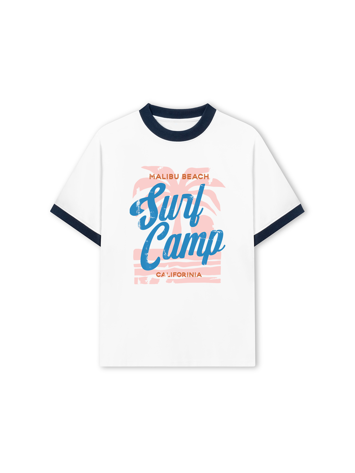 Áo Thun Ringer Relaxed Fit Surf Camp