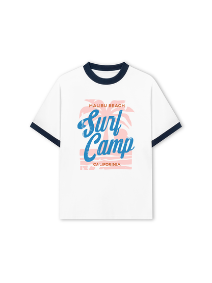 Áo Thun Ringer Relaxed Fit Surf Camp