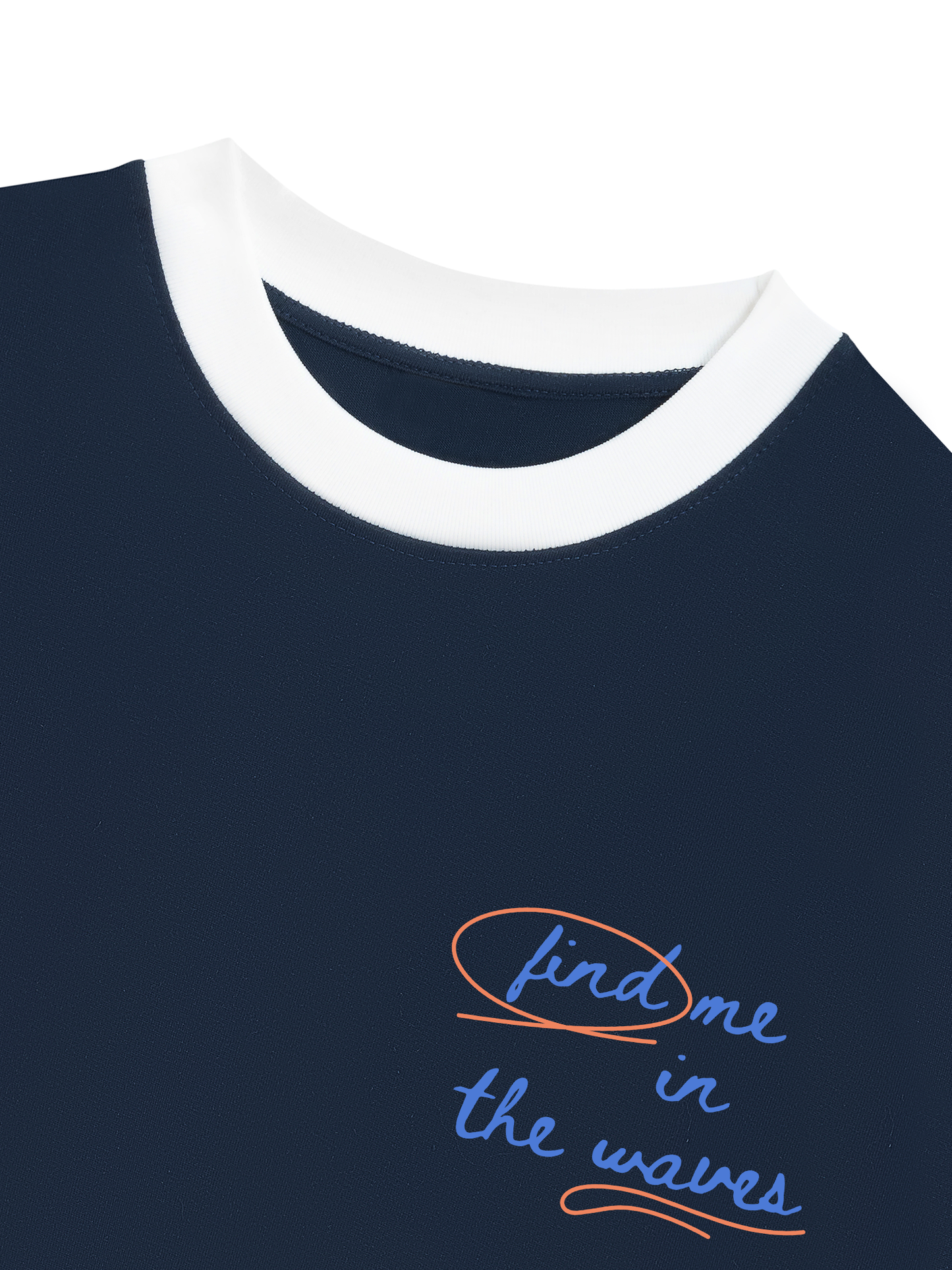 Áo Thun Ringer Relaxed Fit Find Me In The Waves