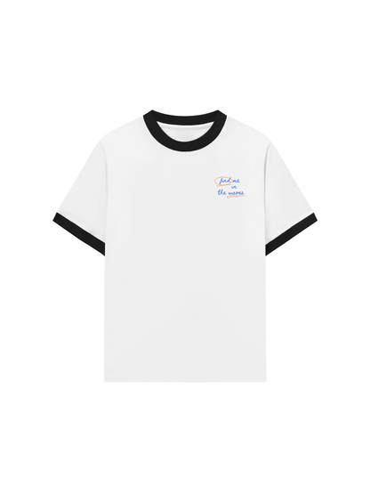 Áo Thun Ringer Relaxed Fit Find Me In The Waves
