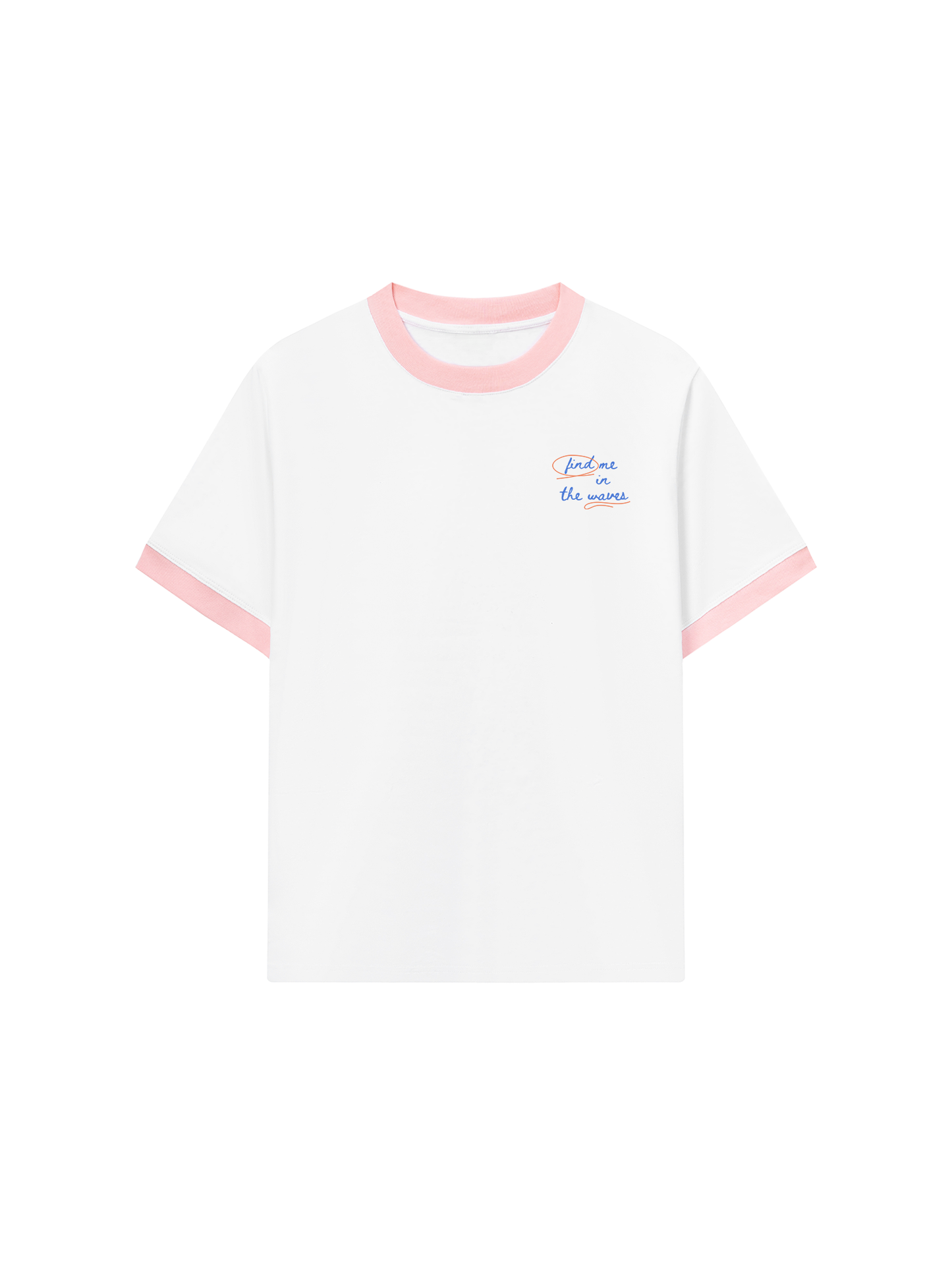 Áo Thun Ringer Relaxed Fit Find Me In The Waves