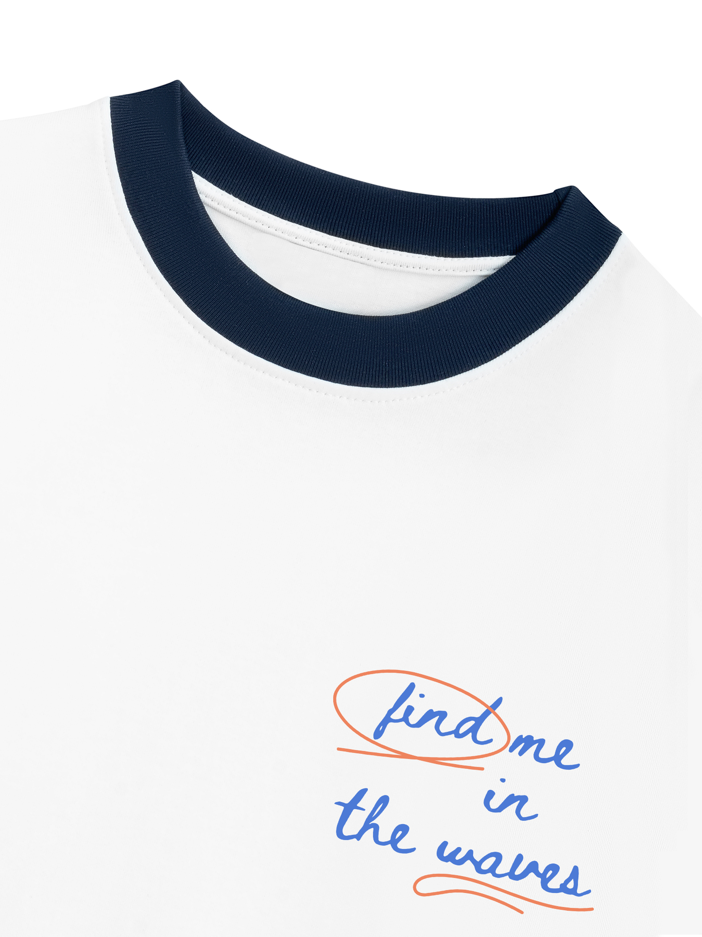 Áo Thun Ringer Relaxed Fit Find Me In The Waves