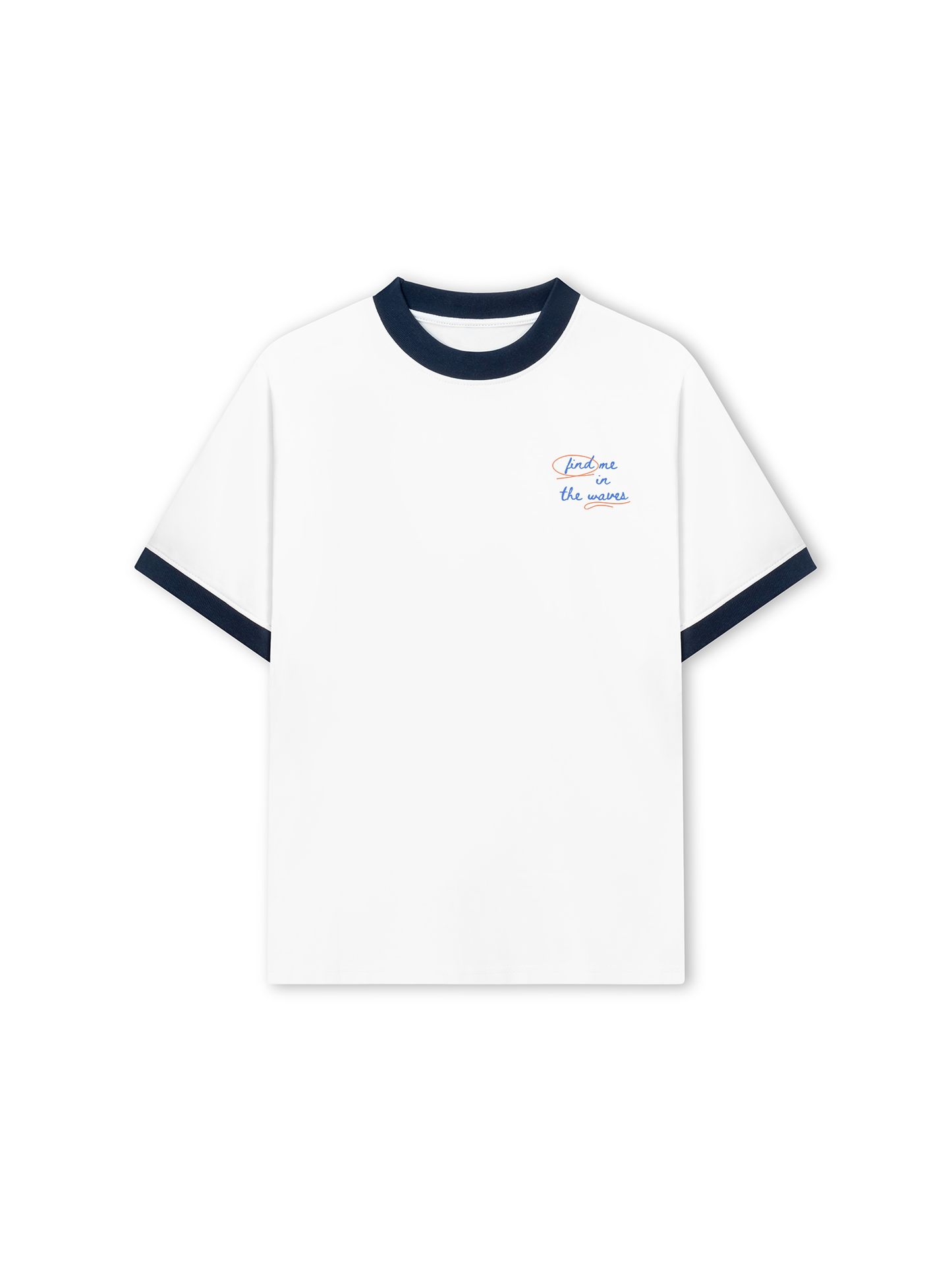 Áo Thun Ringer Relaxed Fit Find Me In The Waves