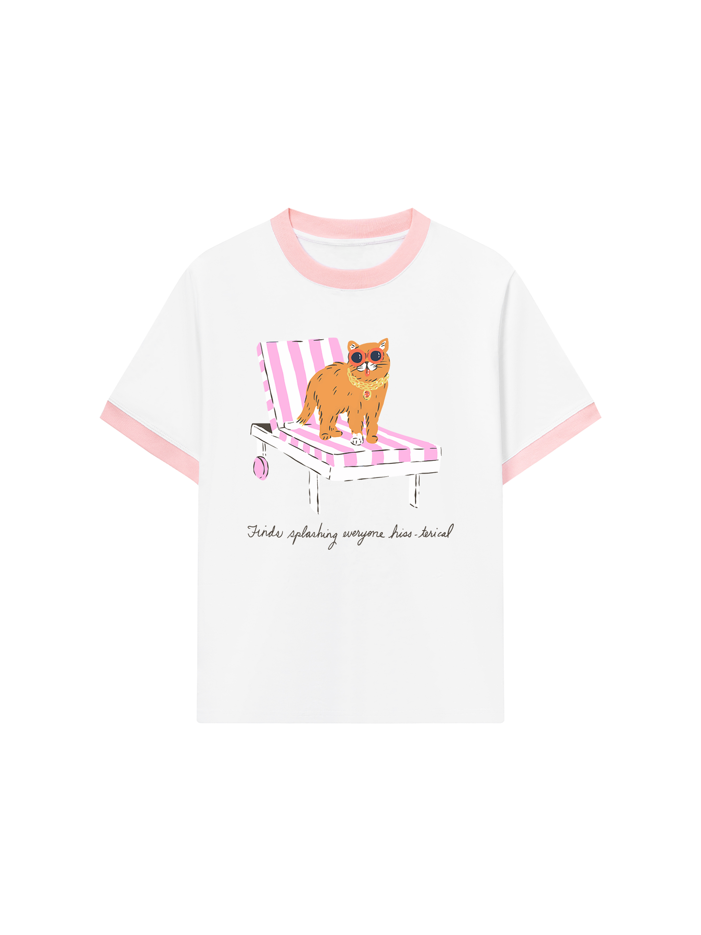Áo Thun Ringer Relaxed Fit Finds Splashing