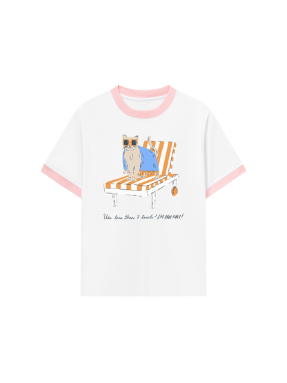 Áo Thun Ringer Relaxed Fit Im Paw Sible