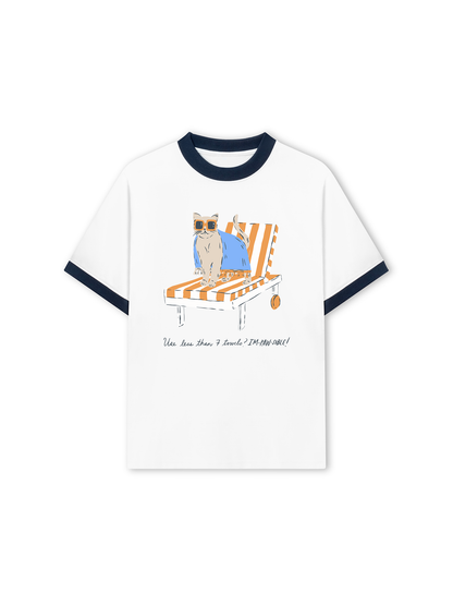 Áo Thun Ringer Relaxed Fit Im Paw Sible