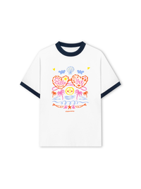Áo Thun Ringer Relaxed Fit La Bellevie