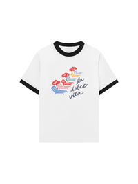 Áo Thun Ringer Relaxed Fit La Dolce Vita