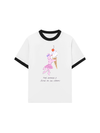 Áo Thun Ringer Relaxed Fit Lived On Ice Cream